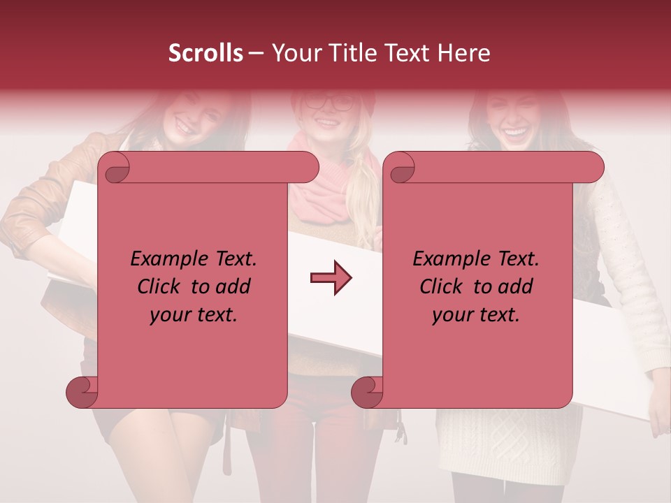Empty Isolated Advertising PowerPoint Template