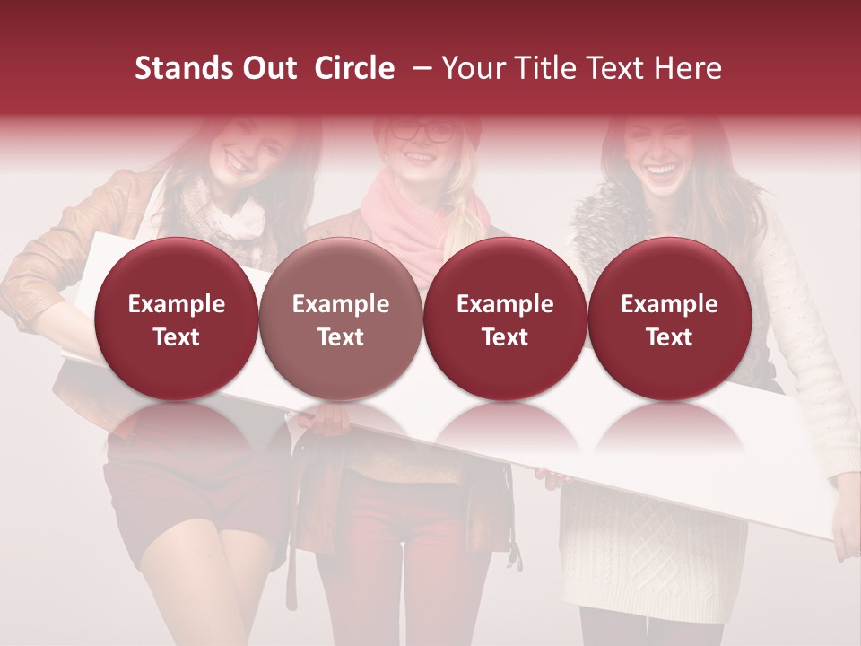 Empty Isolated Advertising PowerPoint Template