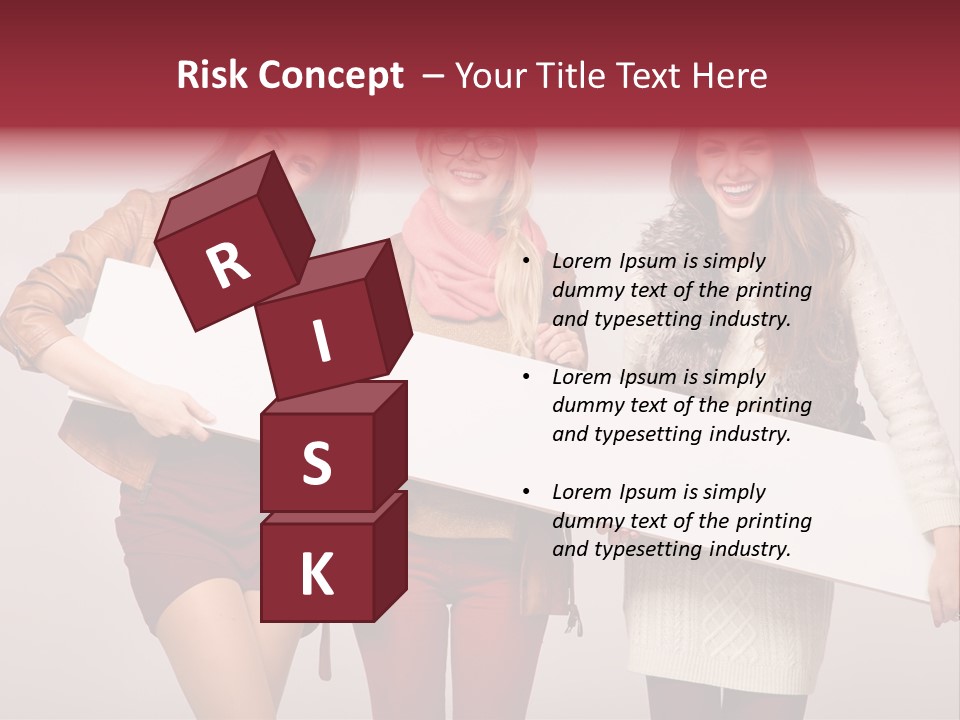 Empty Isolated Advertising PowerPoint Template