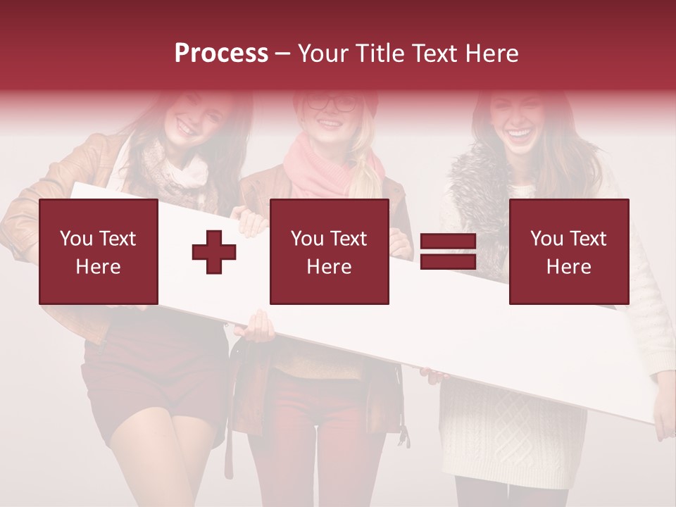 Empty Isolated Advertising PowerPoint Template