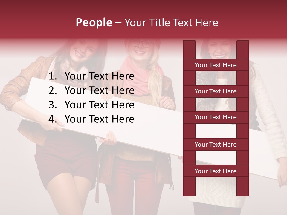 Empty Isolated Advertising PowerPoint Template