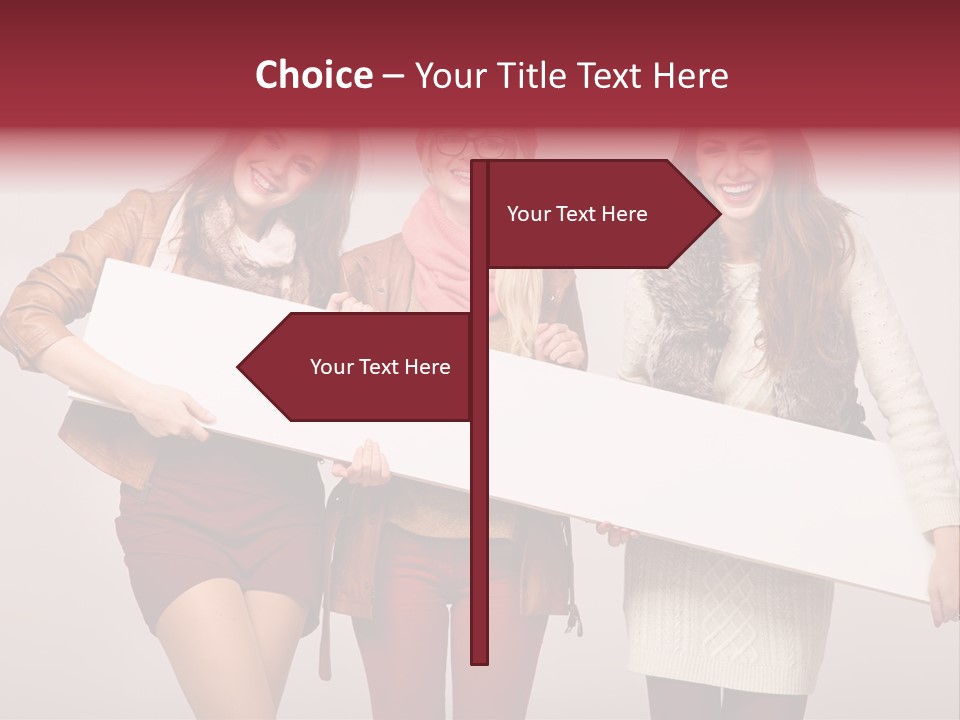 Empty Isolated Advertising PowerPoint Template