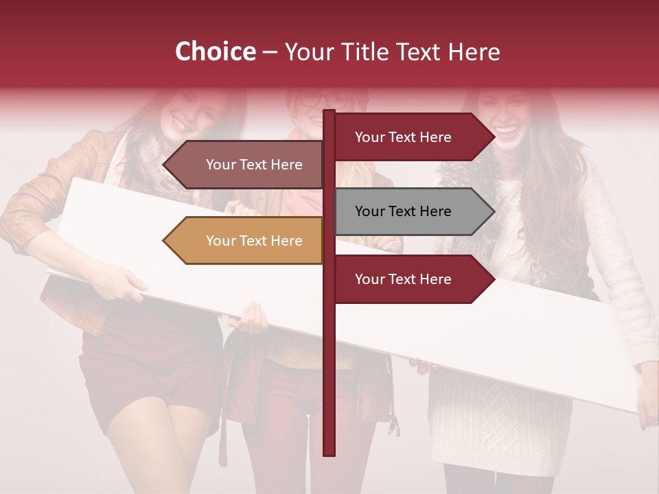 Empty Isolated Advertising PowerPoint Template