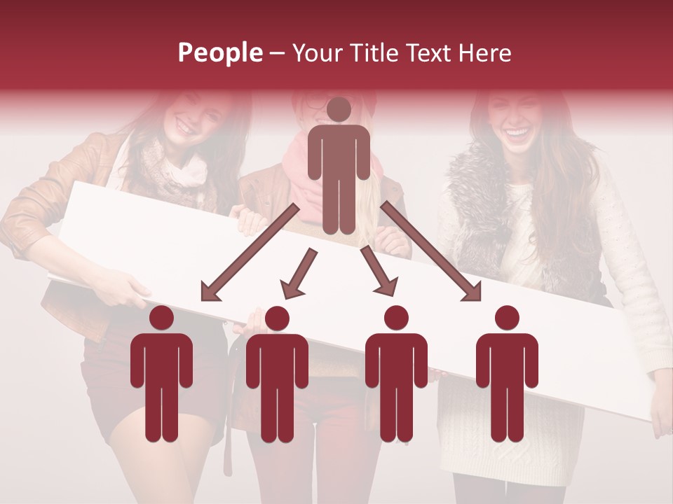 Empty Isolated Advertising PowerPoint Template