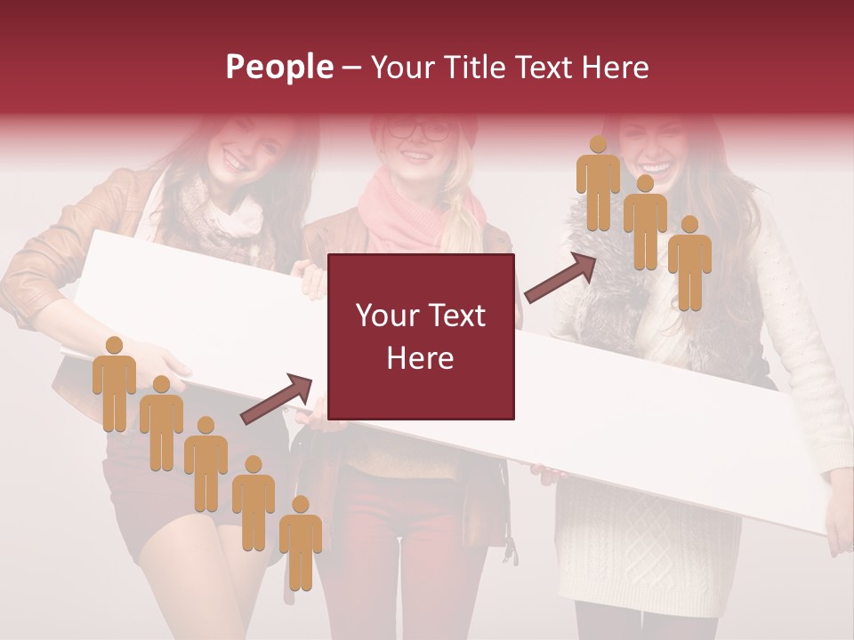 Empty Isolated Advertising PowerPoint Template