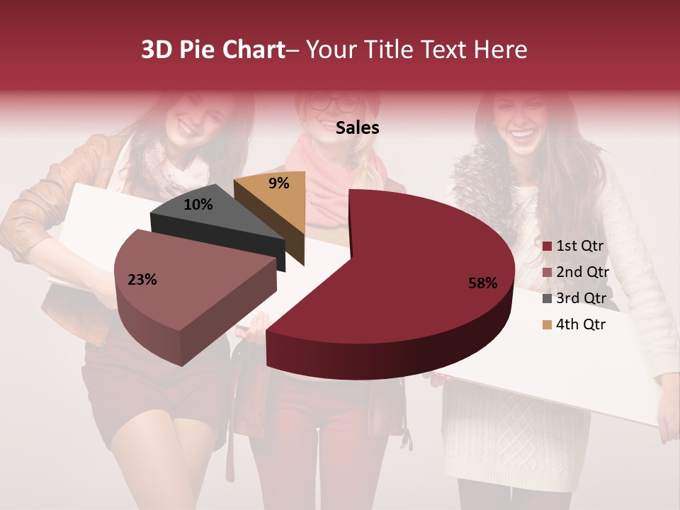 Empty Isolated Advertising PowerPoint Template