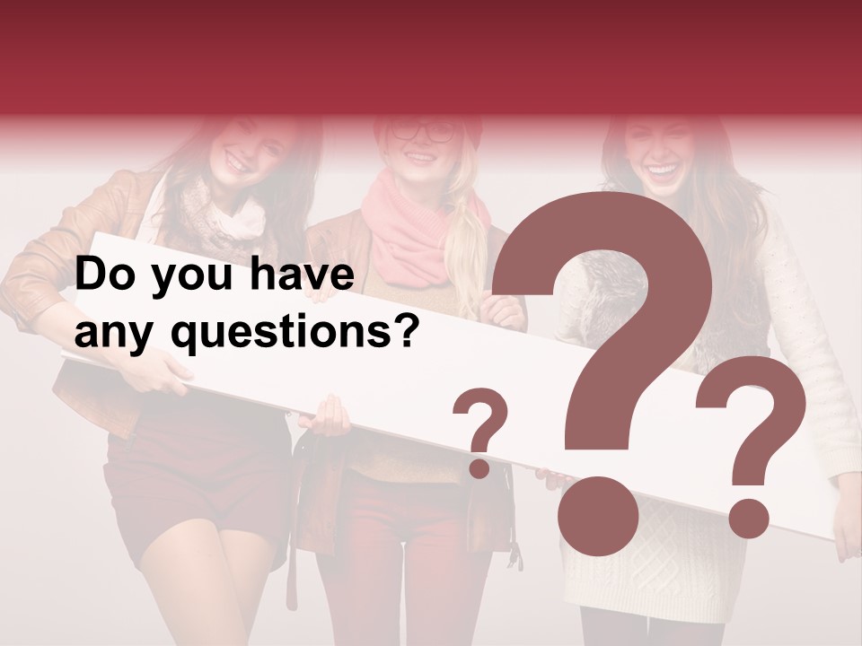 Empty Isolated Advertising PowerPoint Template