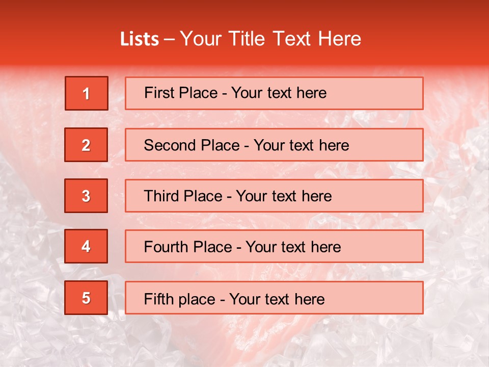 Part Freshwater Meal PowerPoint Template