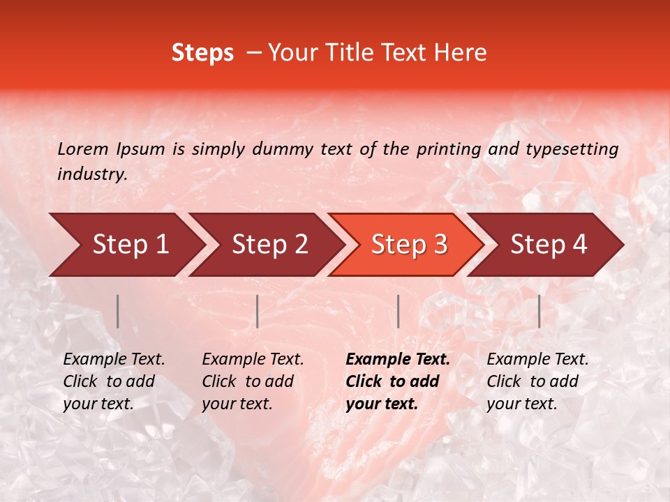Part Freshwater Meal PowerPoint Template