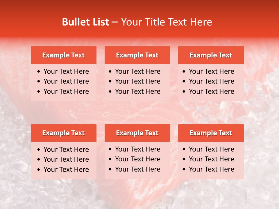 Part Freshwater Meal PowerPoint Template