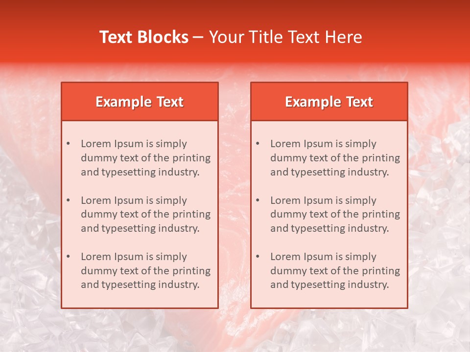 Part Freshwater Meal PowerPoint Template