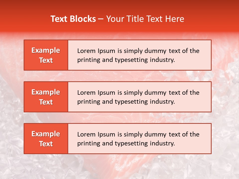 Part Freshwater Meal PowerPoint Template