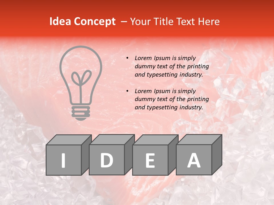 Part Freshwater Meal PowerPoint Template