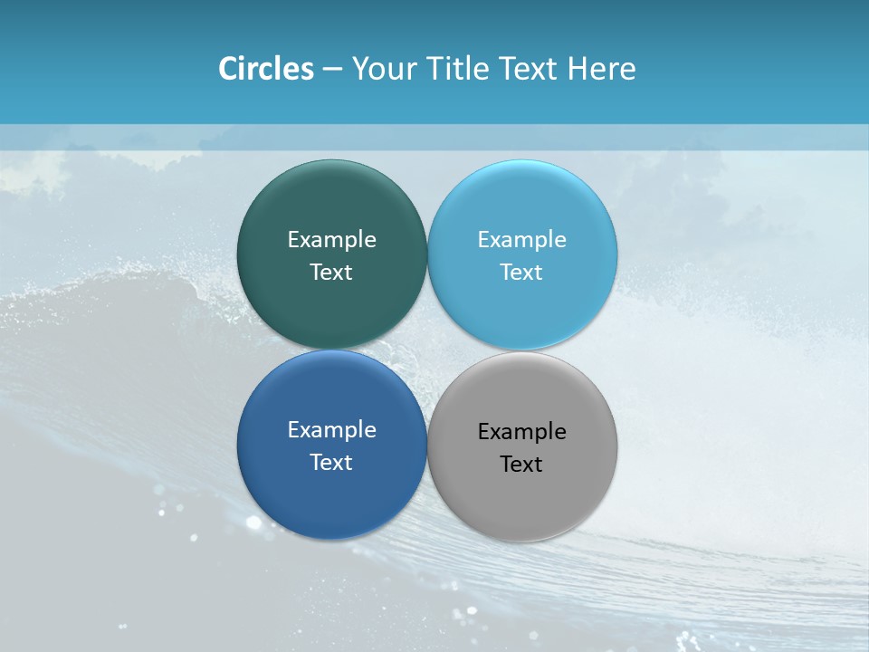 Day Tide Image PowerPoint Template
