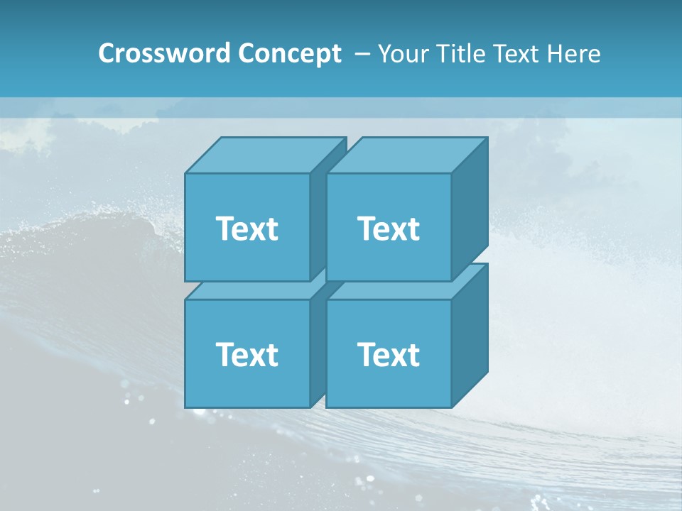 Day Tide Image PowerPoint Template