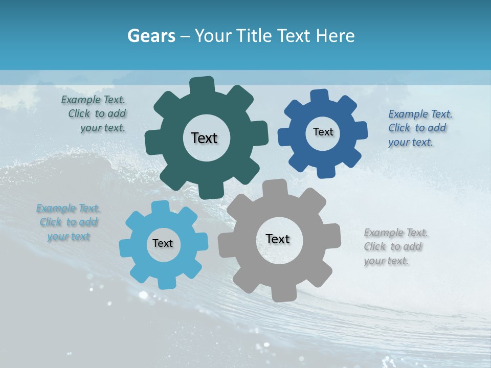 Day Tide Image PowerPoint Template