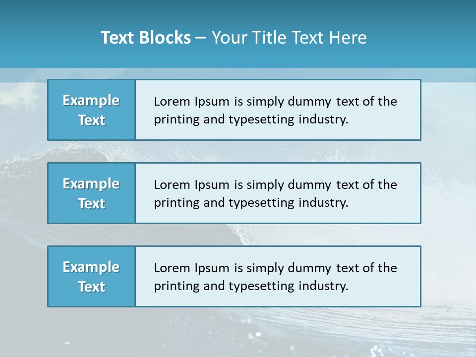 Day Tide Image PowerPoint Template