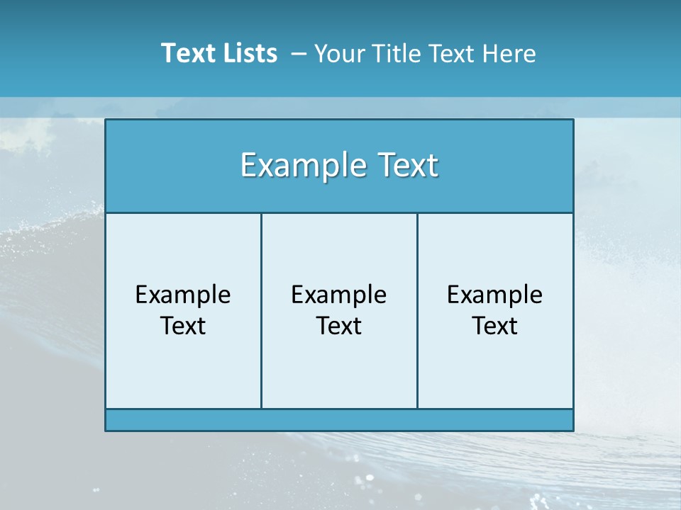 Day Tide Image PowerPoint Template