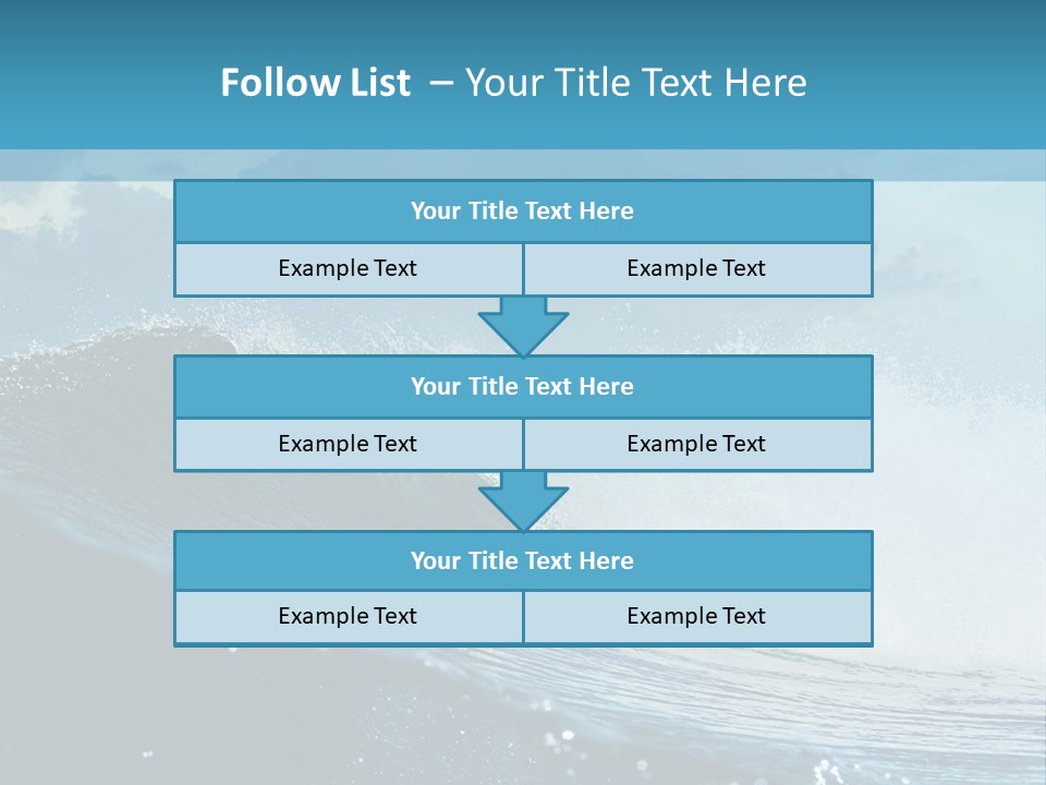 Day Tide Image PowerPoint Template