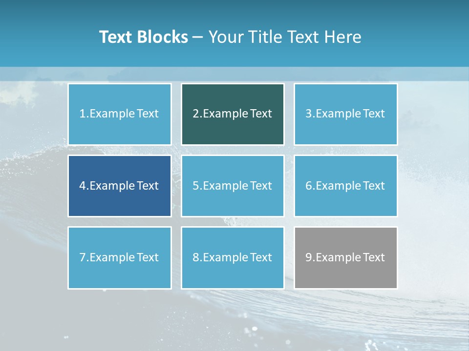 Day Tide Image PowerPoint Template