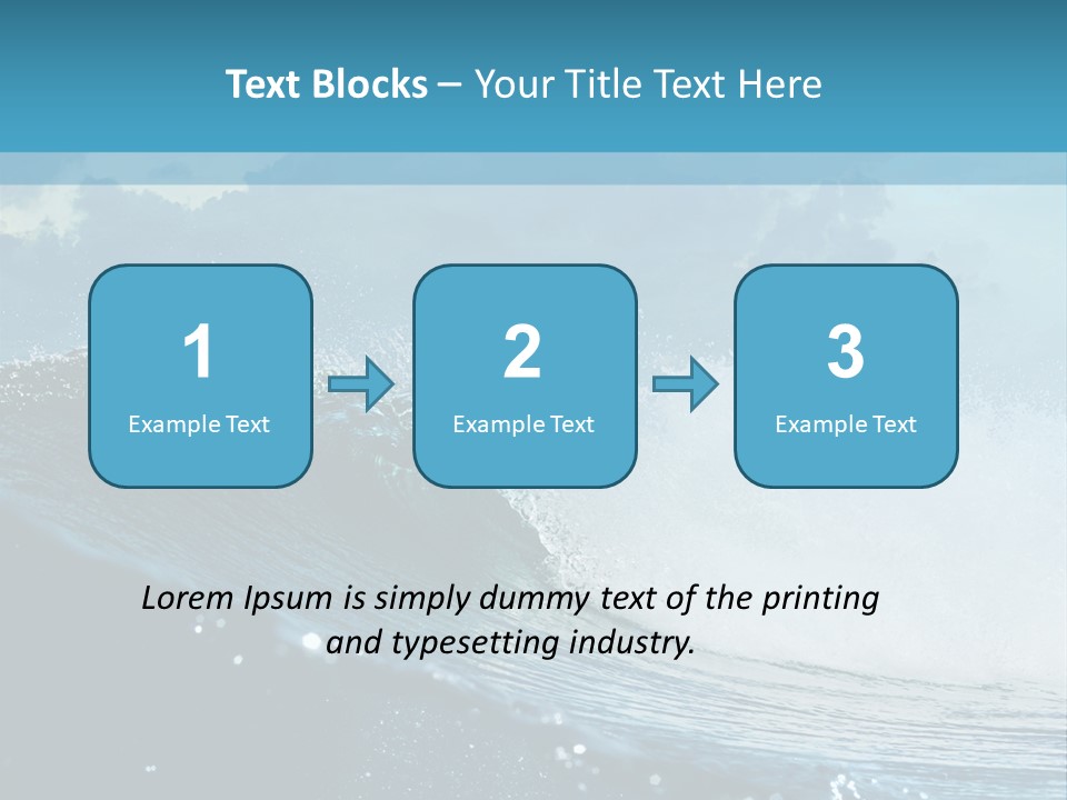 Day Tide Image PowerPoint Template