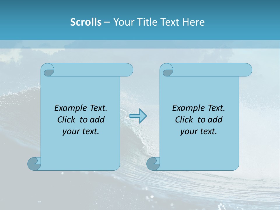 Day Tide Image PowerPoint Template