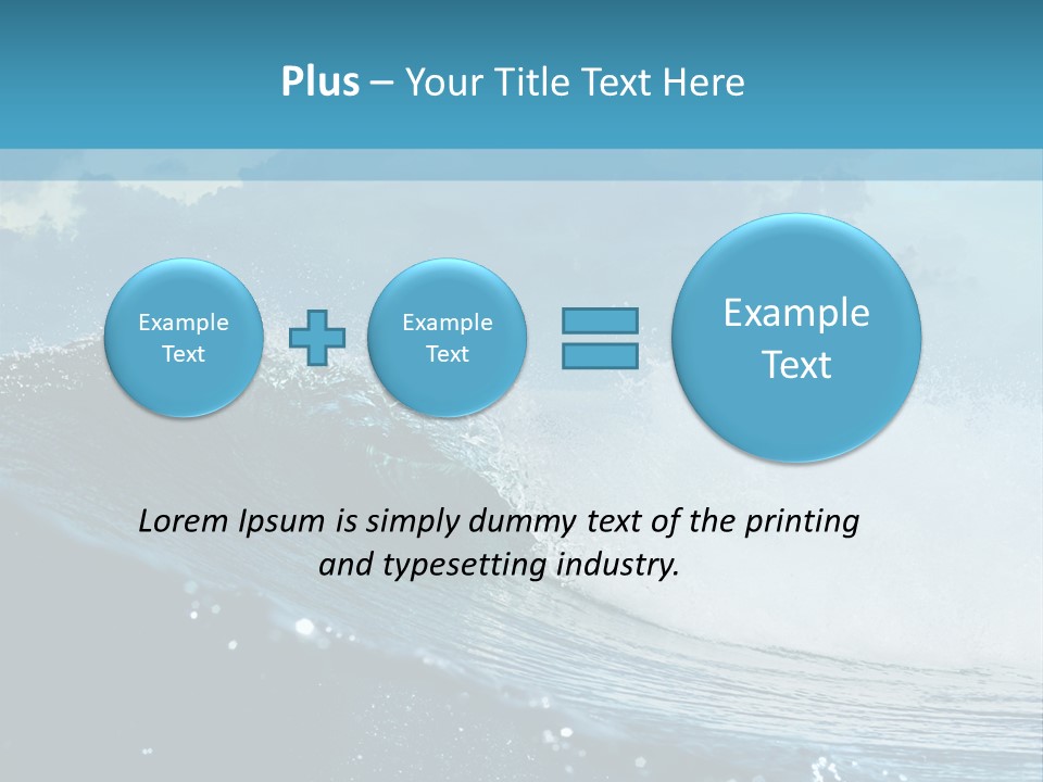 Day Tide Image PowerPoint Template