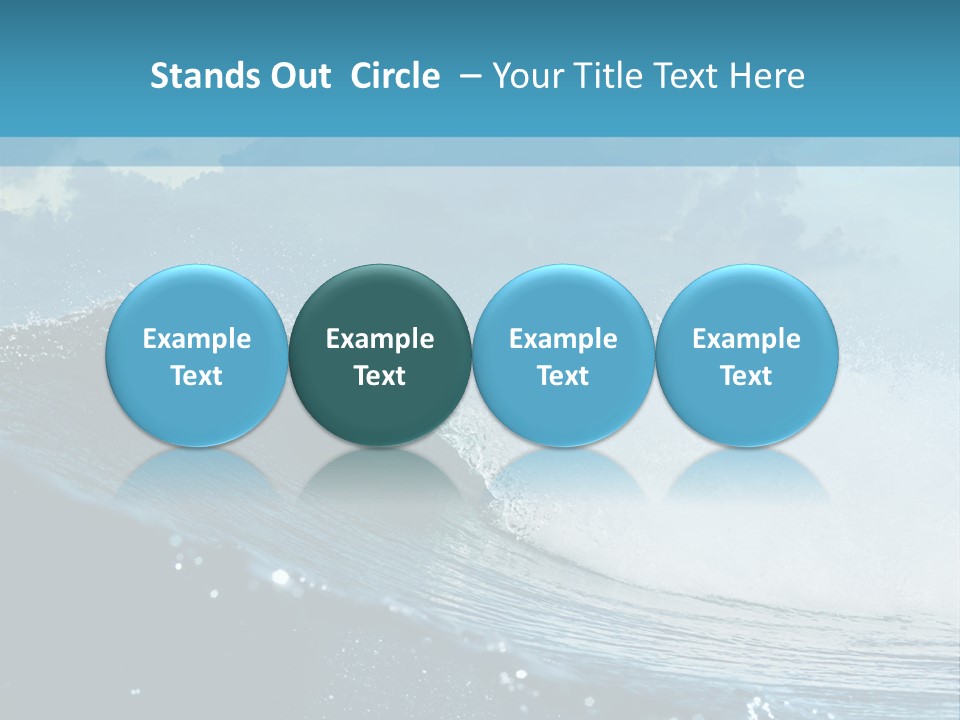 Day Tide Image PowerPoint Template
