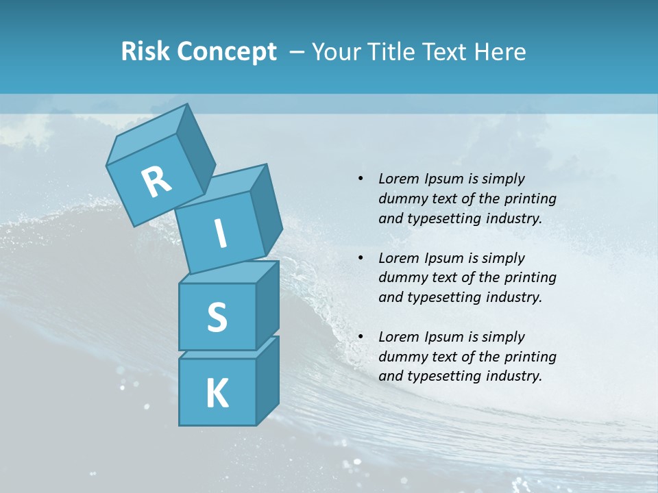 Day Tide Image PowerPoint Template