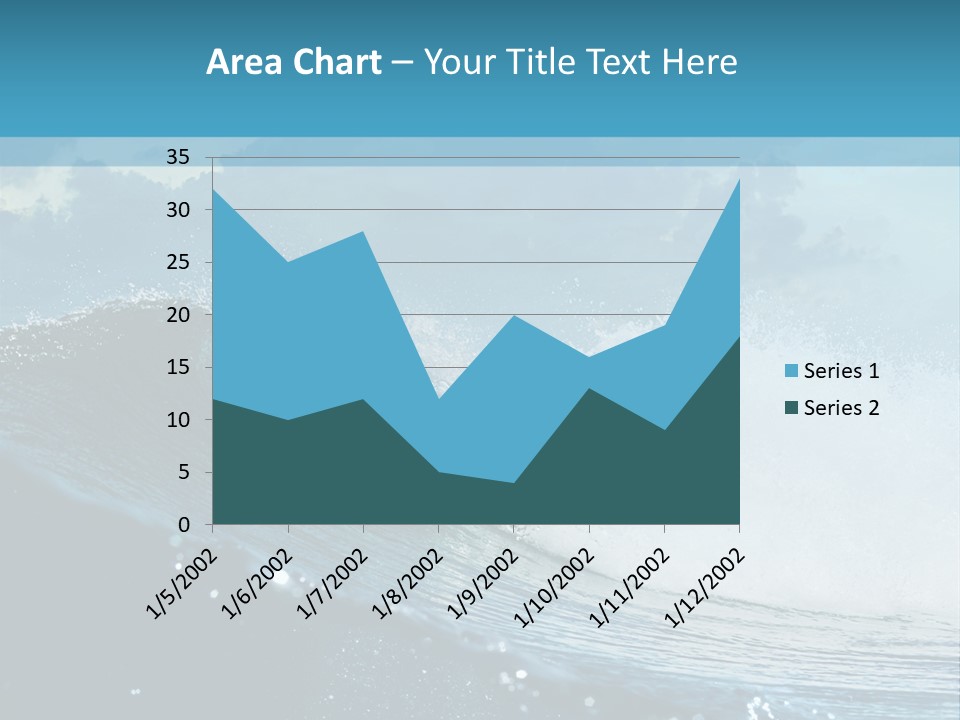 Day Tide Image PowerPoint Template