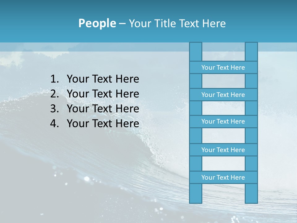 Day Tide Image PowerPoint Template