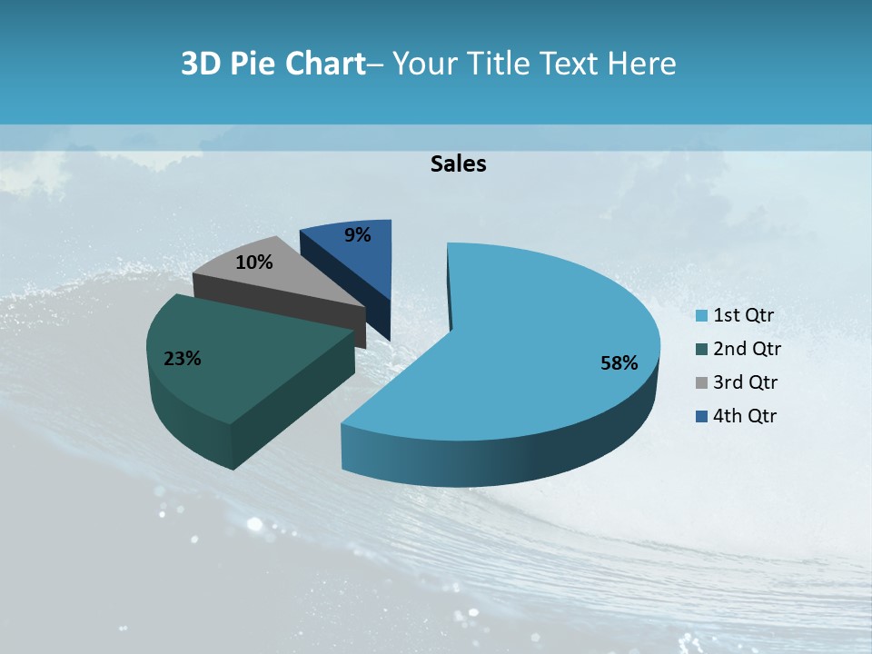 Day Tide Image PowerPoint Template