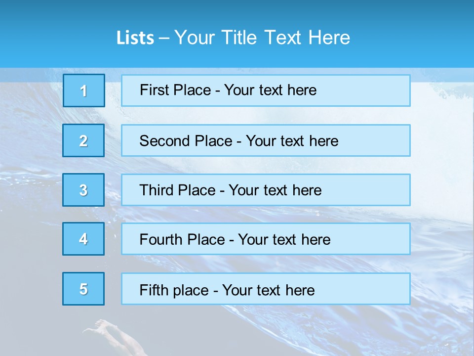 Clear Nobody Nature PowerPoint Template