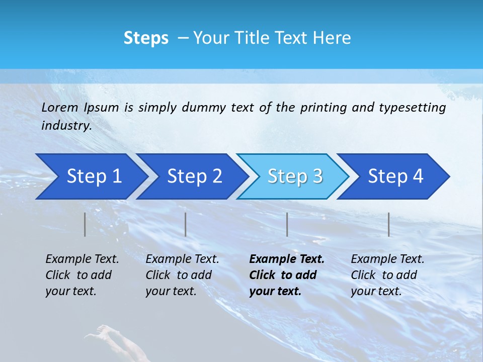 Clear Nobody Nature PowerPoint Template