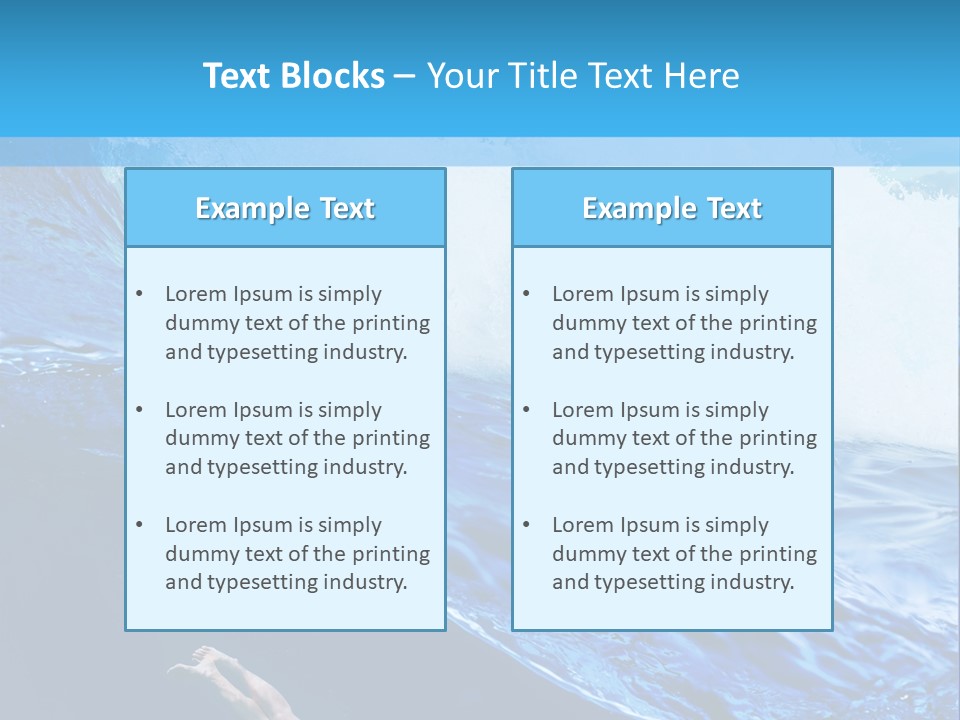 Clear Nobody Nature PowerPoint Template