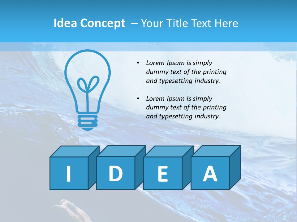 Clear Nobody Nature PowerPoint Template