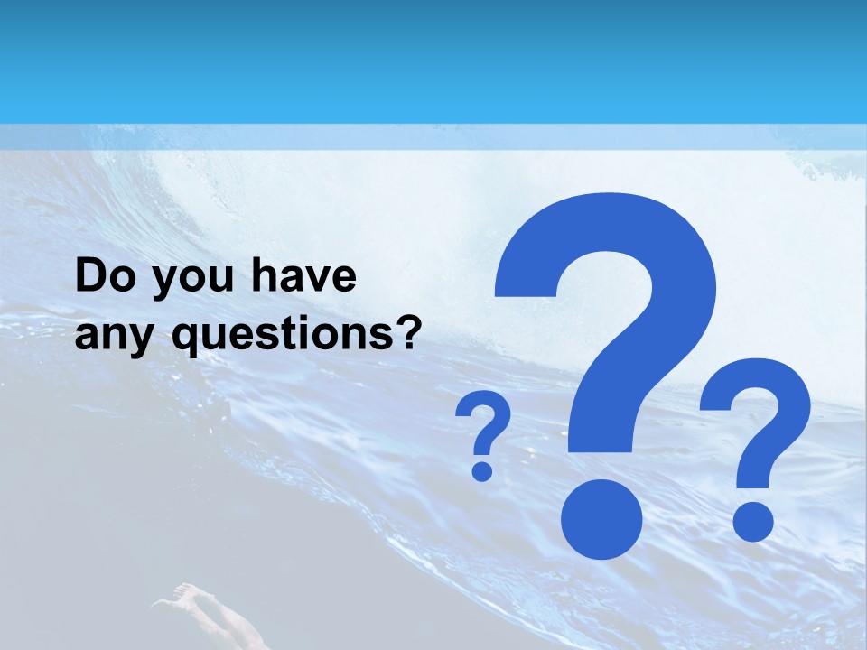 Clear Nobody Nature PowerPoint Template