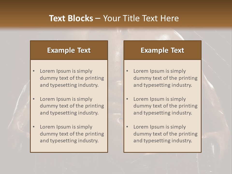 Outer Tyre Muscularity Tyre Casing PowerPoint Template