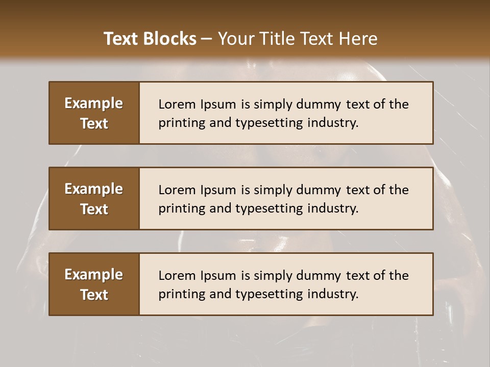 Outer Tyre Muscularity Tyre Casing PowerPoint Template