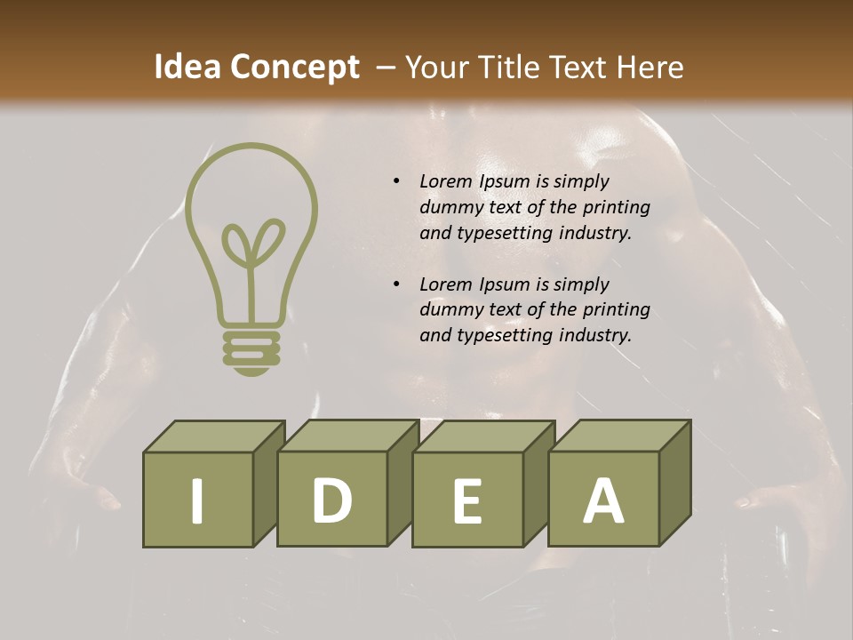 Outer Tyre Muscularity Tyre Casing PowerPoint Template