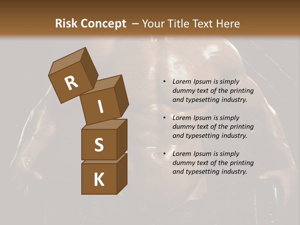 Outer Tyre Muscularity Tyre Casing PowerPoint Template