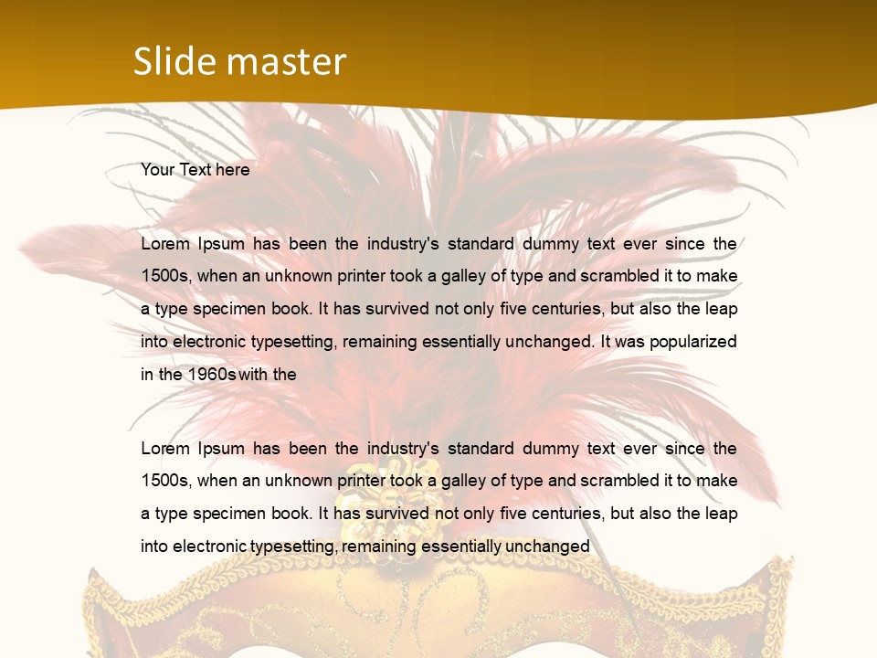 Disguise Isolated Fun PowerPoint Template