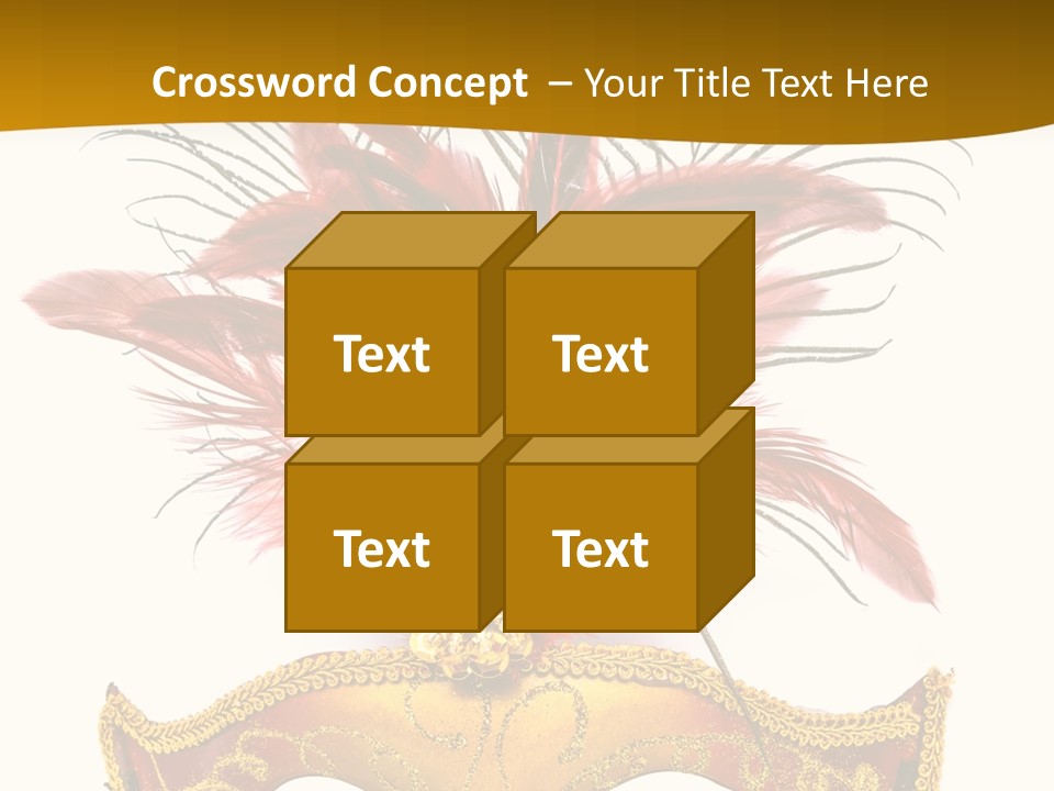 Disguise Isolated Fun PowerPoint Template