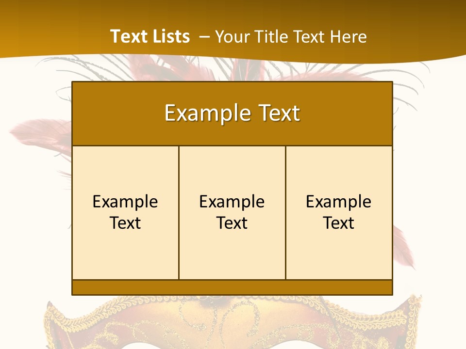 Disguise Isolated Fun PowerPoint Template