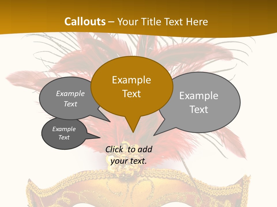 Disguise Isolated Fun PowerPoint Template