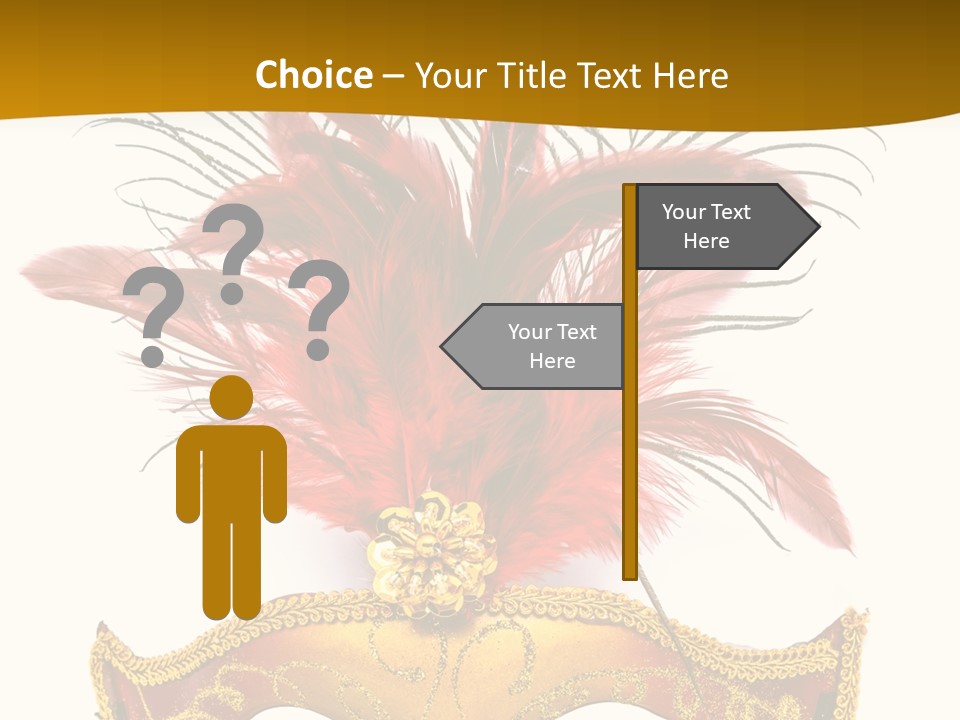 Disguise Isolated Fun PowerPoint Template