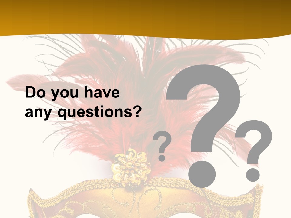 Disguise Isolated Fun PowerPoint Template