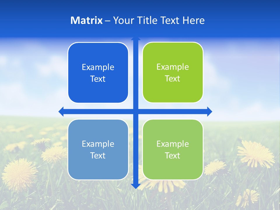 Landscape Yellow Plain PowerPoint Template