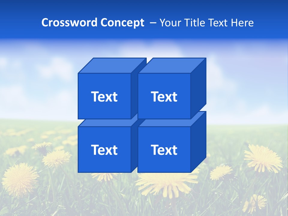 Landscape Yellow Plain PowerPoint Template