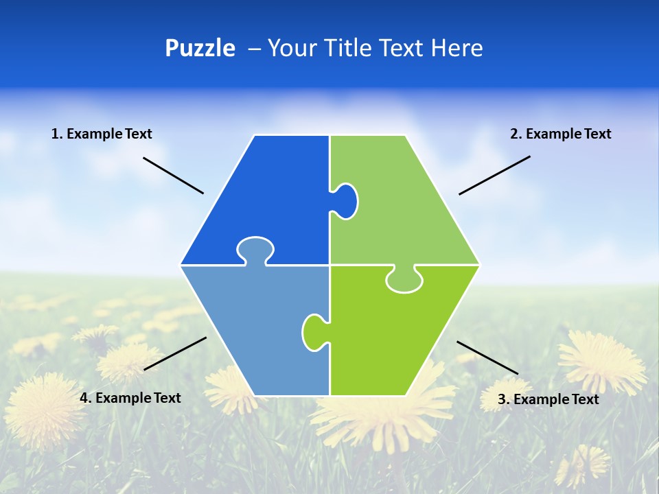 Landscape Yellow Plain PowerPoint Template